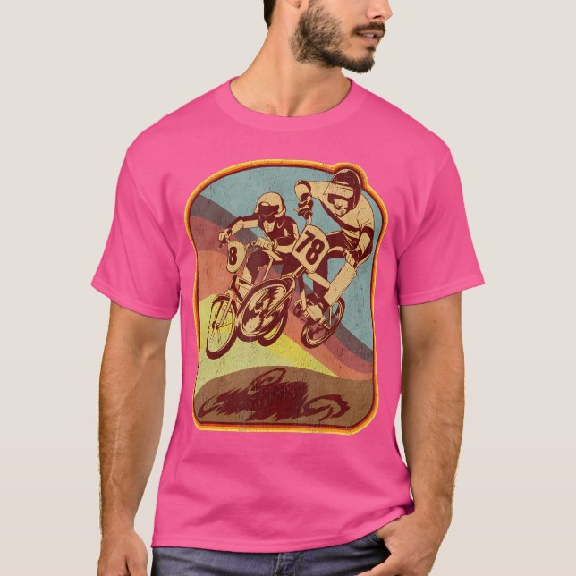 80S Bmx Rad Distressed T-Shirt (Front)