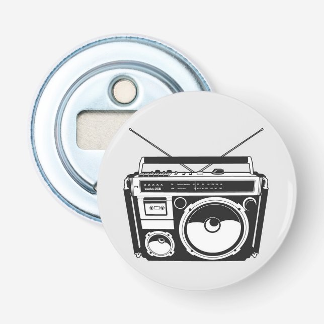 80s Boombox Bottle Opener (Front)