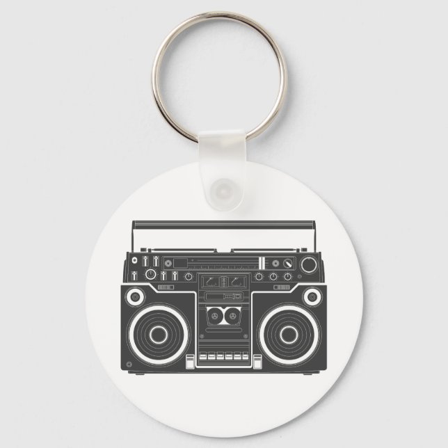 80s Boombox Keychain (Front)