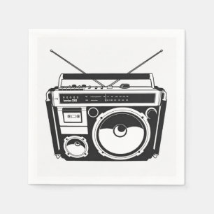 80s Boombox Napkins
