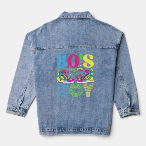 80s Boy 1980s Fashion 80 Theme Party Outfit Eighti Denim Jacket