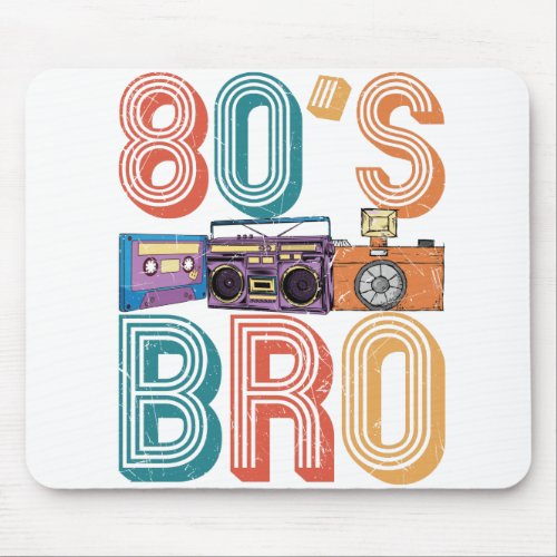 80s Bro Vintage Cassette Brother Mouse Pad