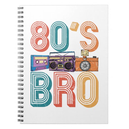 80s Bro Vintage Cassette Brother Notebook