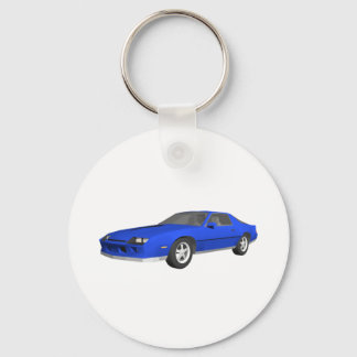 80's Camaro Sports Car: 3D Model: Keychain