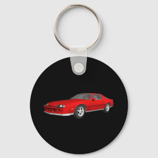 80s Camaro Sports Car: 3D Model: Keychain