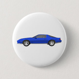 80's Camaro Sports Car: 3D Model: Pinback Button