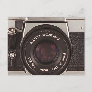 80's camera postcard
