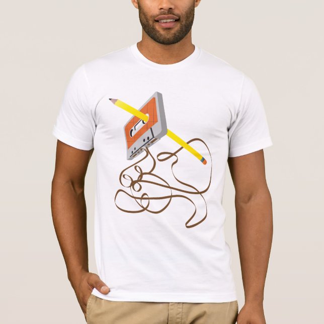 80's Cassette Tape Rewind & Forward Tee (Front)