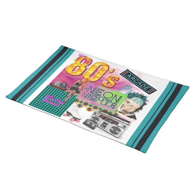 80s Collage Placemat (On Table)
