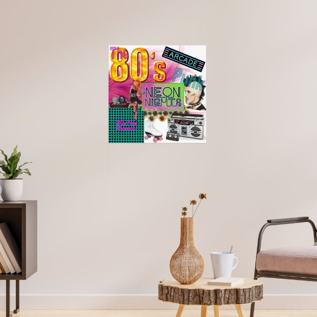 80s Collage Poster | Zazzle