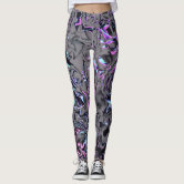 Neon Bright Pop Art Girly Cute Funky 80s style Leggings