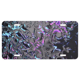 80's Disaster License Plate