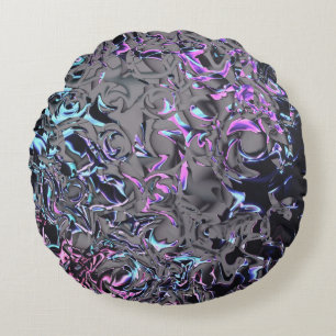 80's Disaster Round Pillow