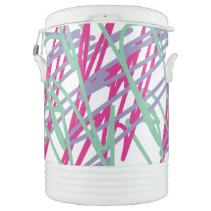 80s eighties vintage colors splash medley art cooler