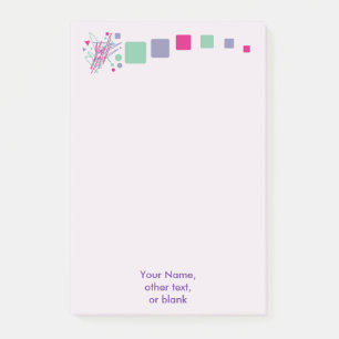 80s eighties vintage colors splash medley art girl post-it notes