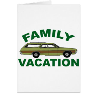 80s Family Vacation Cards