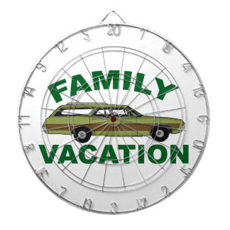 80s Family Vacation Dart Board