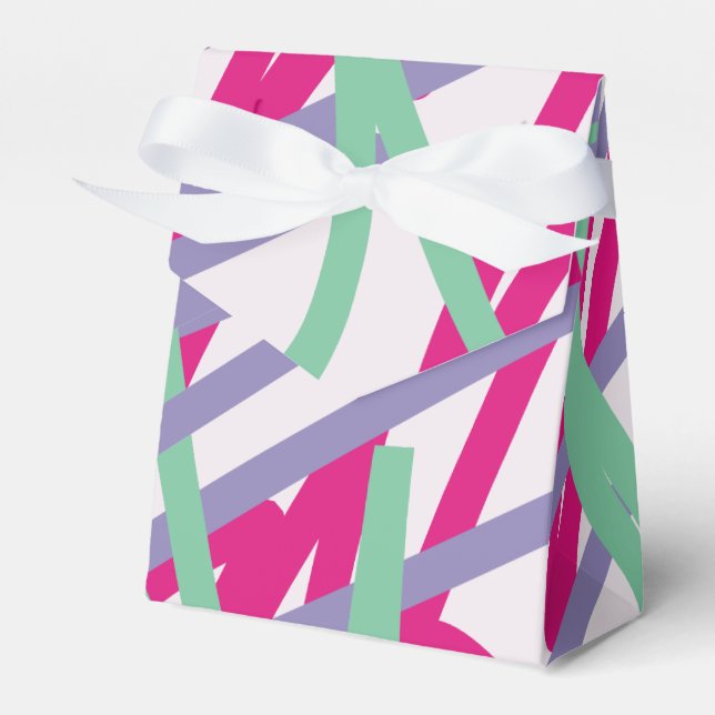 80s favor gift box eighties party vintage splash (Front Side)