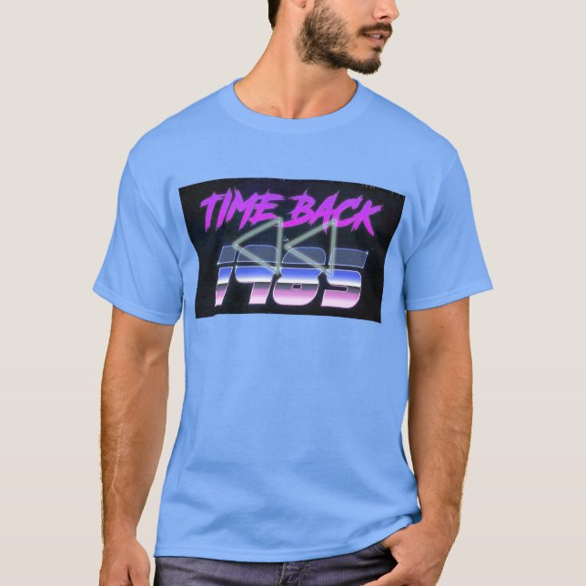 80s Fonts on T shirt  (Front)