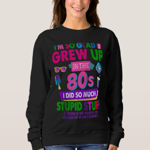 80s For Women Rave Outfit & 80s Festival Costume R Sweatshirt