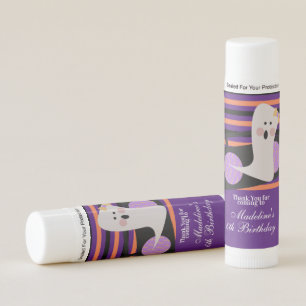 80s Ghost Spooky Halloween Party Lip Balm