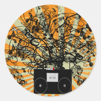 80s Gifts Classic Round Sticker