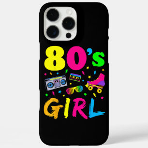 80's Girl Birthday Party Costume Retro Vintage Gif iPhone 16 Pro Max Case