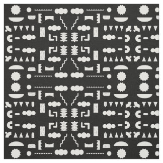 80s Graphic Geometric Pattern Fabric