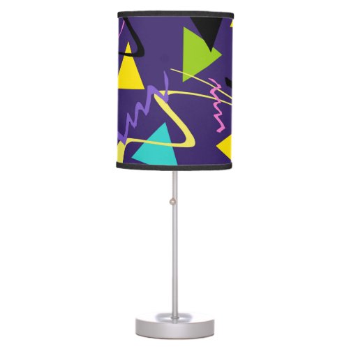 80s Groovy Neon Vibes 1 decor art Table Lamp