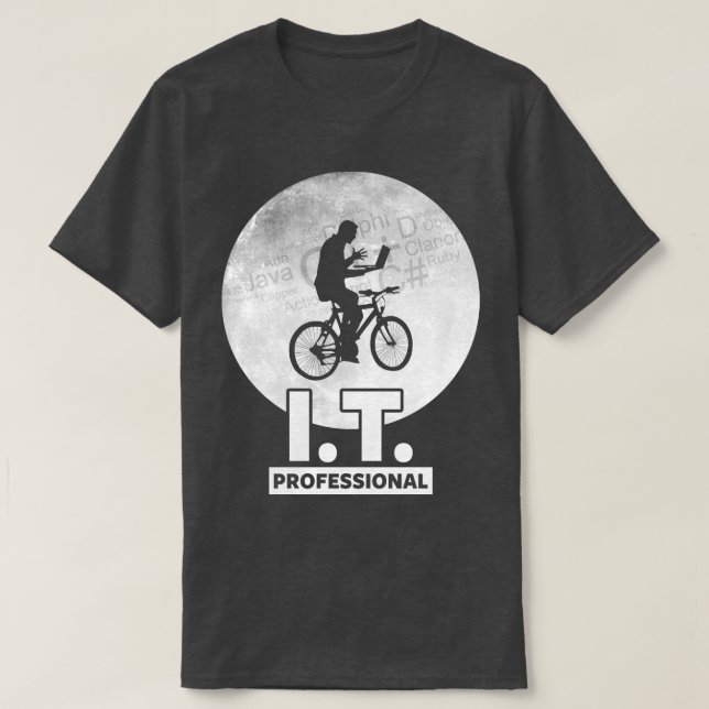 80s Inspired Gift For Programmers Developers IT Ex T-Shirt (Design Front)