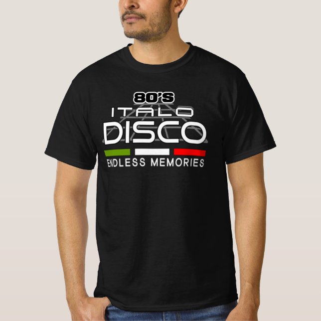 80's Italo Disco Endless Memories T-Shirt (Front)