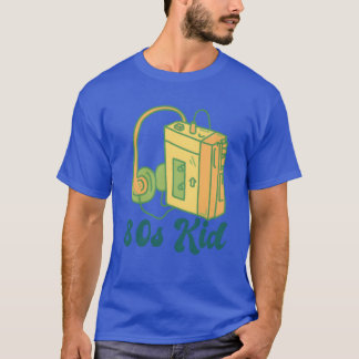 80s Kid Cassette girl T-Shirt