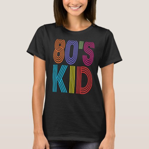 80s Kid Vintage Costume Premium T_Shirt