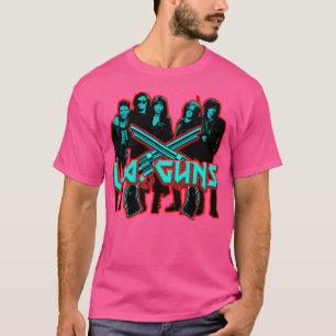 80S La Glam Metal Guns T-Shirt