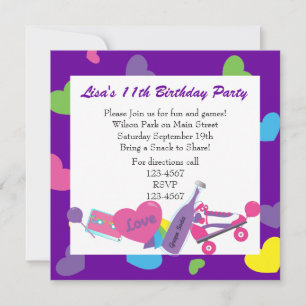 80's Line-Up Invitation