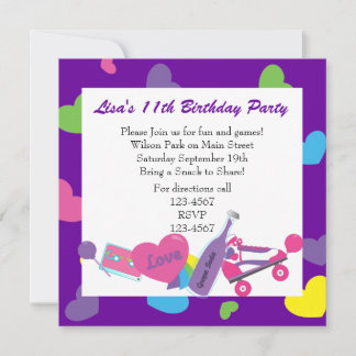 80's Line-Up Invitation