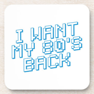 80s Lover Beverage Coaster