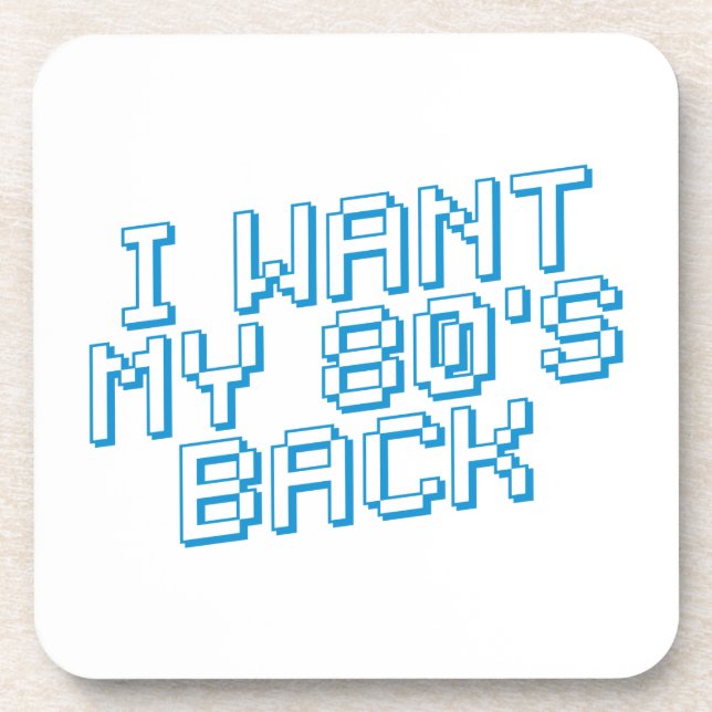 80s Lover Beverage Coaster (Front)