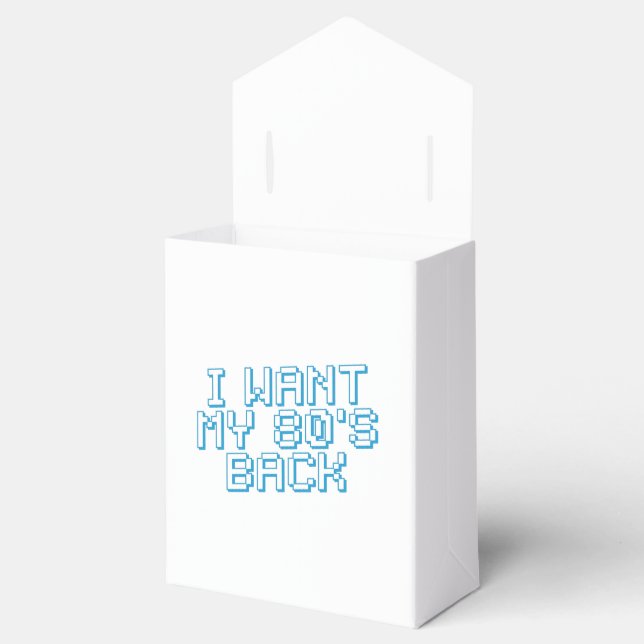 80s Lover Favor Boxes (Opened)