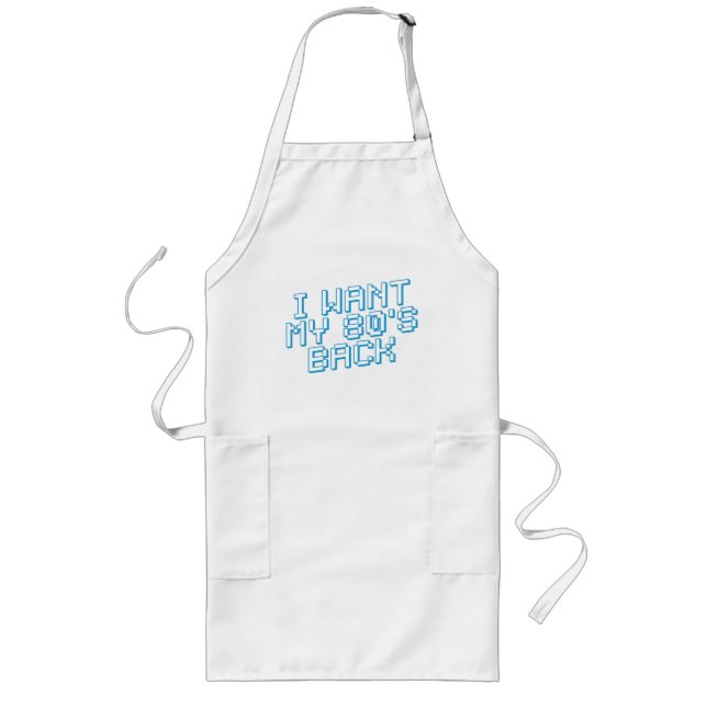 80s Lover Long Apron (Front)