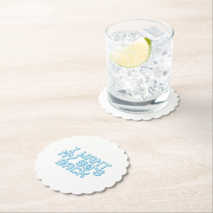 80s Lover Paper Coaster