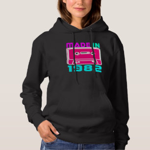 80s Made in 1982  1980s Love Retro Eighties Themed Hoodie