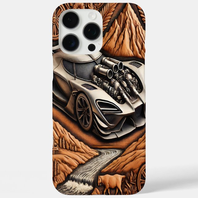 80s Muscle Car in Scenic Splendor Case-Mate iPhone Case (Back)