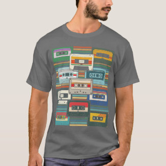 80s music lover gift retro cassette boy T-Shirt