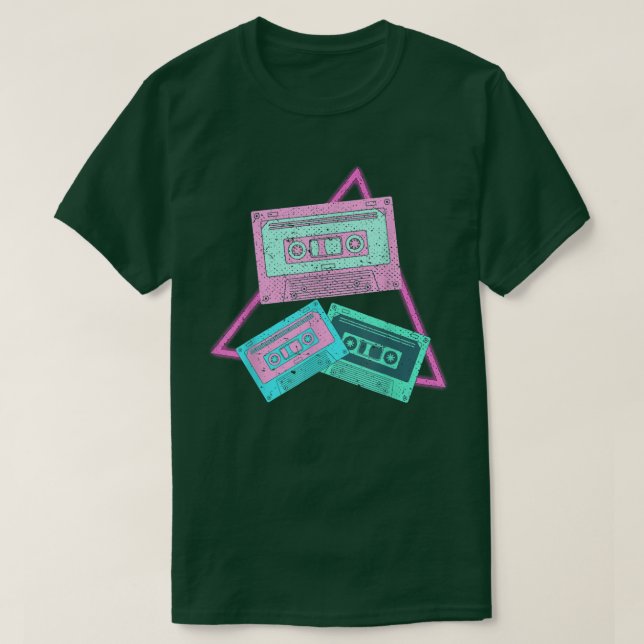 80s Music Lover Synthwave Vaporwave Retro Music Ca T-Shirt (Design Front)