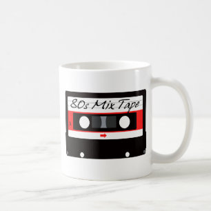 80s Music Mix Tape Cassette Coffee Mug