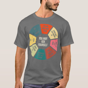 80s Music Retro Lyrics Pie Chart You May Ask Yours T-Shirt