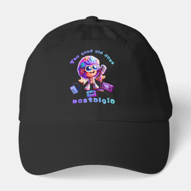 80s Nostalgia Groove Cap – Retro Good Old Days (Front)