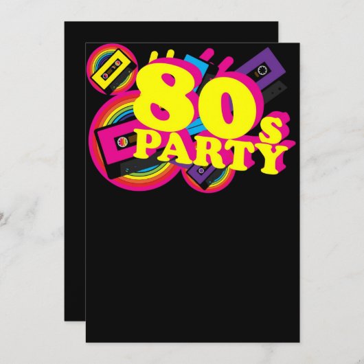 80s Party (Front/Back)