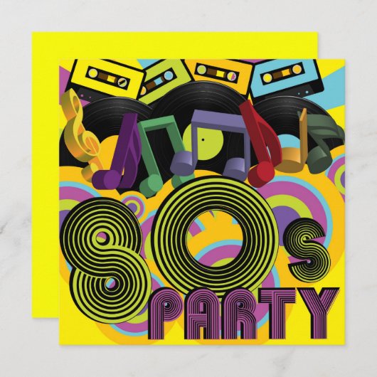 80s Party (Front/Back)